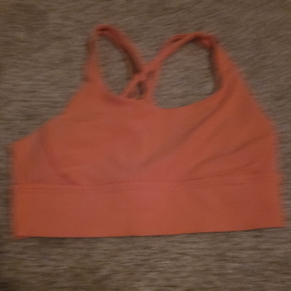 Lululemon Long Line Ribbed Sports Bra, Size 10